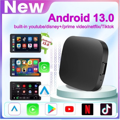 Android 13 TV Box Smart CarPlay Ai Box Wifi Wireless Android Auto Built-in Play 
