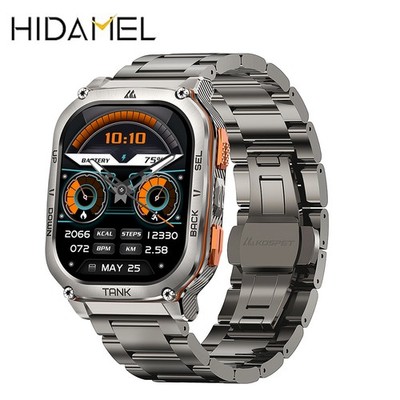 2025 HIDAMEL GPS Smartwatch Herren 60 Tage extra-große Batterie für Android iOS