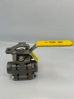 Apollo 86A-204-01 Ball Valve 3/4'' 1500 CWP Stainless Steel USA Socket Weld