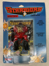 Starriors Wastors Destructor Tomy 1984 Vintage Wind-Up Robots Gouge Sealed MOC