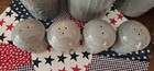 Signature Sorrento Serveware Glazed Stoneware Salt  Pepper Spices Set Grey Gray — photo 2