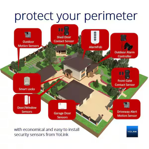 Outdoor Wireless Driveway Door Motion Sensor Security Alarm System Notify