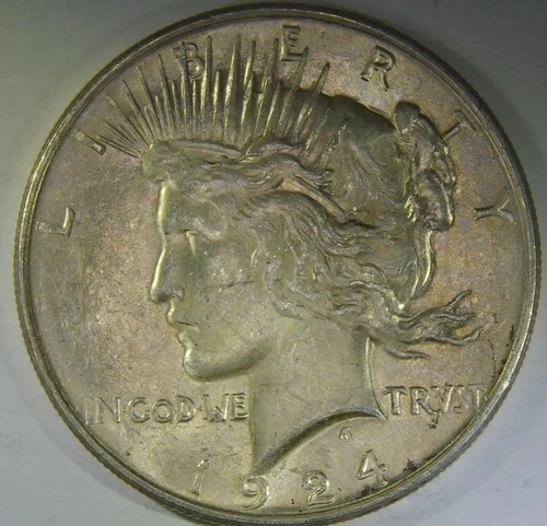 1924-P $1 Peace Dollar AU