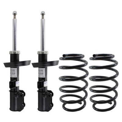 Sachs Front Suspension Struts & Lesjofors Coil Springs Kit for Saab 2.3L L4 Aero