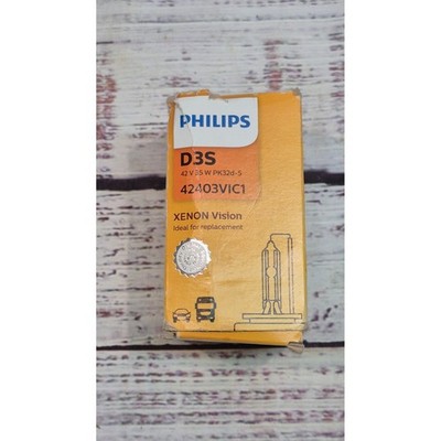 Philips D3S Xenon Vision Headlight Bulb 42V 35W PK32d-5 42403VIC1 Single Pack