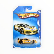 Hot Wheels Corvette C6R 71/190 - Yellow - 2009 Mainline A