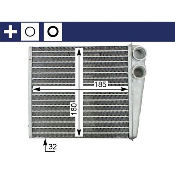 Mahle WäRmetauscher Heizung FüR VW Golf 5 6 Passat B6 B7 Sharan Tiguan Touran-image