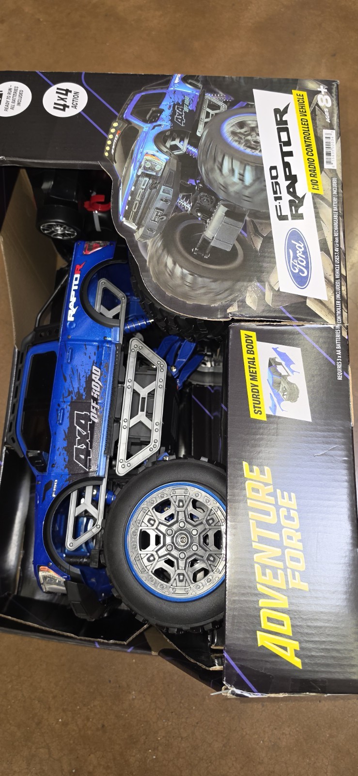 Adventure Force Ford F-150 Raptor 1:10 RC Truck 4WD RTR Blue/Black | eBay