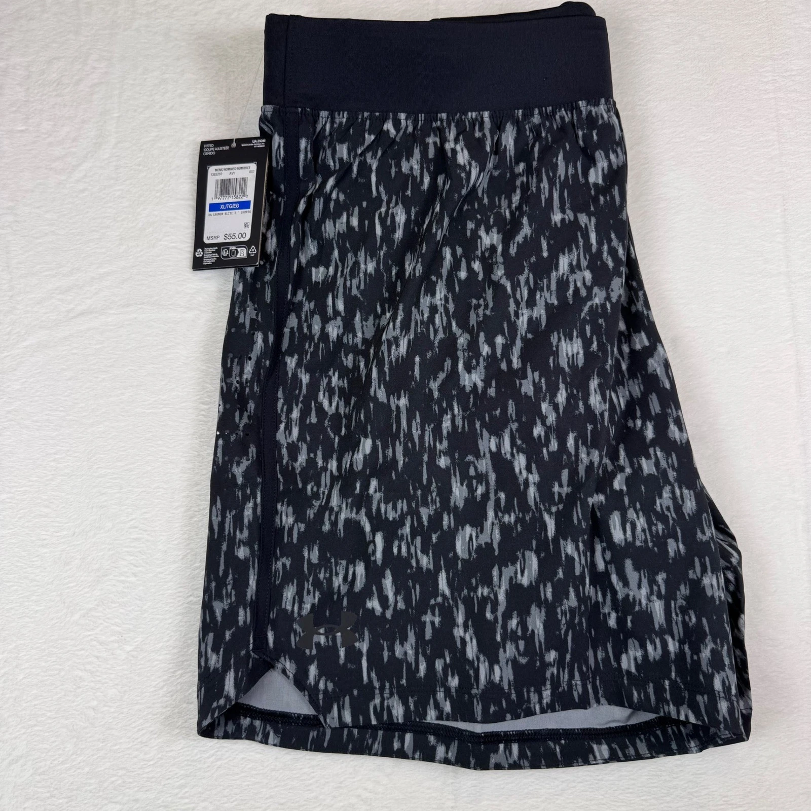 Under Armour Mens Launch Elite 7 Inch Running Shorts Black Gray Camo XL NWT
Opens in a new window or
