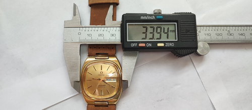 Vintage Omega Seamaster TV Dial Day Date 34mm Cal 1020 Ref 166.0266 - Bild 9 von 10