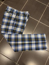 IJP Design Ian Poulter Tartan Golf Trousers 32W x 32L. Mint Condition