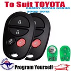 2XSmart Remote Key Fob To Suit TOYOTA CAMRY ACV40 GSV40 2006 2007 2008 2009-2012