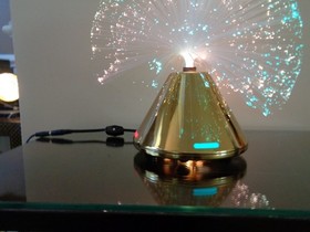 Vintage Fantasia Products Saturn Model # 2050 with a gold metal base