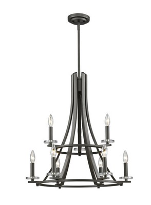 Verona 9-Light Chandelier In Bronze