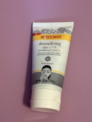 Burt's Bees Detoxifying Clay Mask With Charcoal And Acai Oil (Sealed) - 2.5 oz