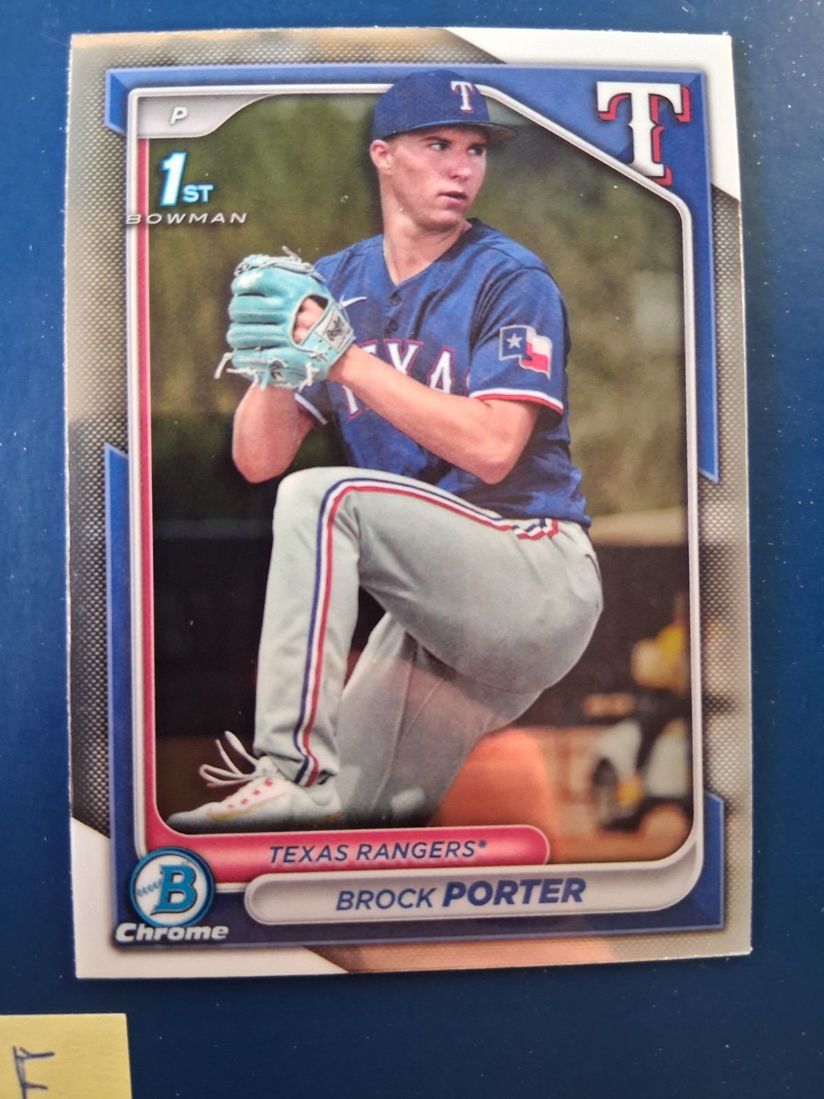 2024 Bowman Chrome Brock Porter #BCP-36 Texas Rangers