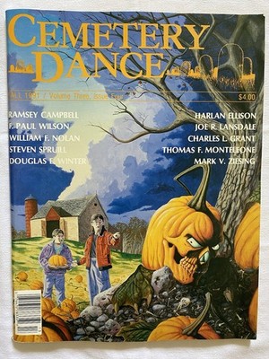 Cemetery Dance Fall 1991 Vol 3 #4 Horror Magazine Ellison Lansdale