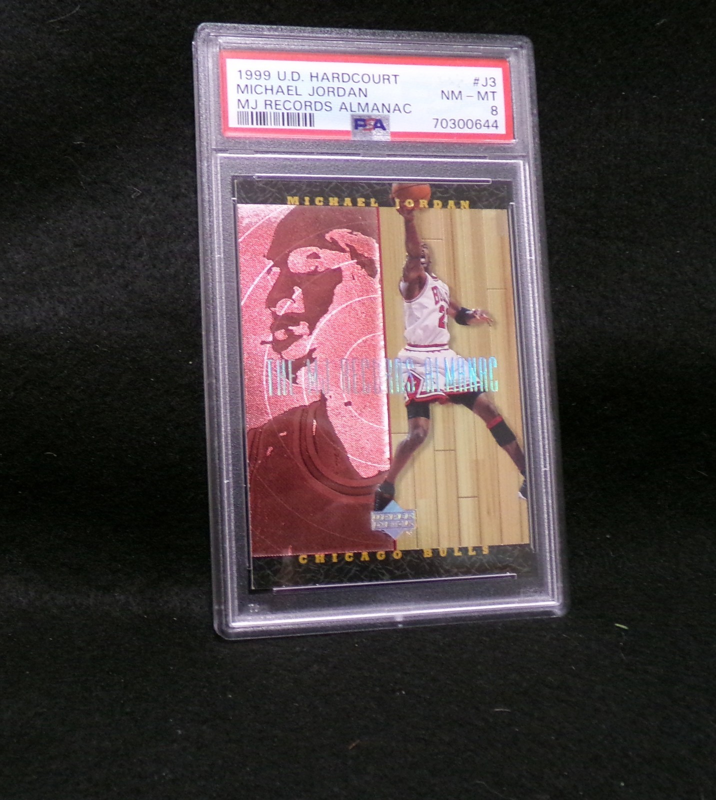 Michael Jordan 1999 Almanac #J3 Very Rare, 12 total, no 10's, one 9! 2 8's PSA 8