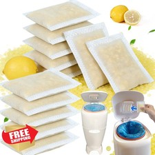 NewKe 12 Pack Diaper Pail Deodorizer Filters for Diaper Genie Refill Lemon
