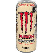 Monster Energy  Tropical Fruit  Pacific Punch 12 x 500ml Cans | 12 Pack