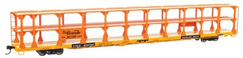 Walthers Mainline 910-8207 HO Maßstab 89' Tri-Level Auto Rack DRGW TTKX #802765 | Zustand: Neu