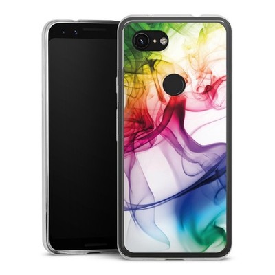 Slim Hülle für Google Pixel 3a Farbe Regenbogen Wasser