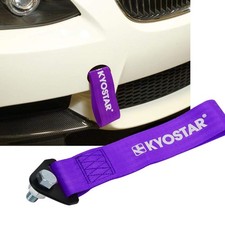 Kyostar High Strength Racing Tow Strap for Front Rear Bumper Hook Purple