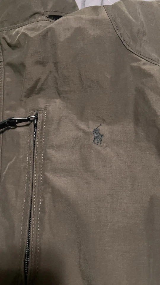 PARKA/CHAQUETA POLO VINTAGE RALPH LAUREN VERDE CAQUI OSCURO CON CAPUCHA TALLA L Foto 4 de 4