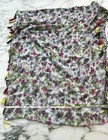 Do Everything In Love brand infinity Scarf in floral pattern with tasseled trim — photo 2