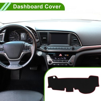 Dashboard Cover for Honda N-WGN JH3/JH4 2019-2024 Black Red 1 Pcs Anti-Slip