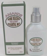L'Occitane Amande Almond Delightful Mist Hair And Body 3.3floz./100ml New In Box