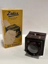 Zadiix 35mm Slide Viewer Royal De-Luxe Deluxe Bakelite with Box Vintage