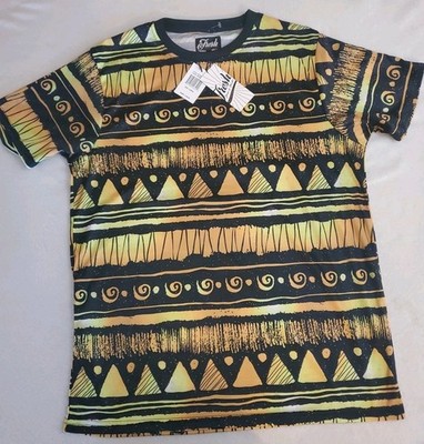 Fresh Prints of Bel Air Unisex L Multicolor Print T-Shirt 90s