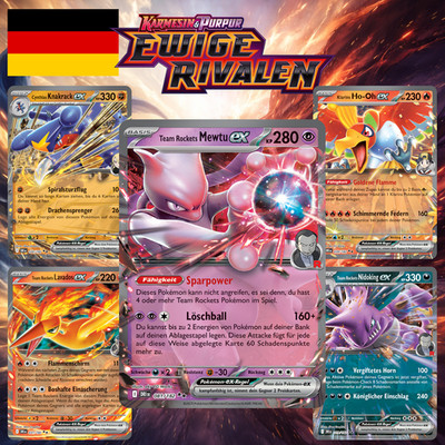 Pokemon   EWIGE RIVALEN   TEAM ROCKET DEUTSCH - Auswahl - MEWTU, HO-OH