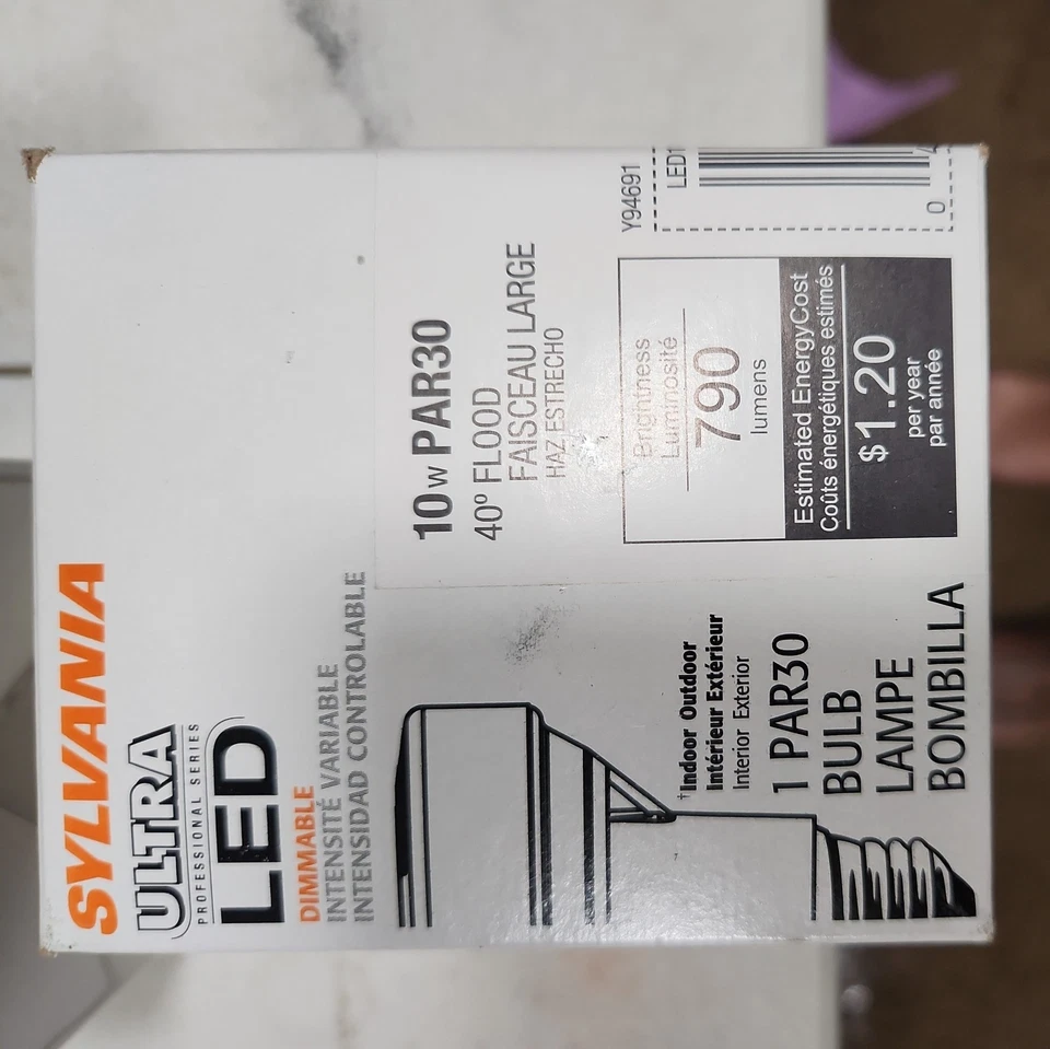 SYLVANIA ULTRA LED 10W PAR30 Dimmable LED10PAR30/PRO/930/FL40/P3 - Image 4 of 4