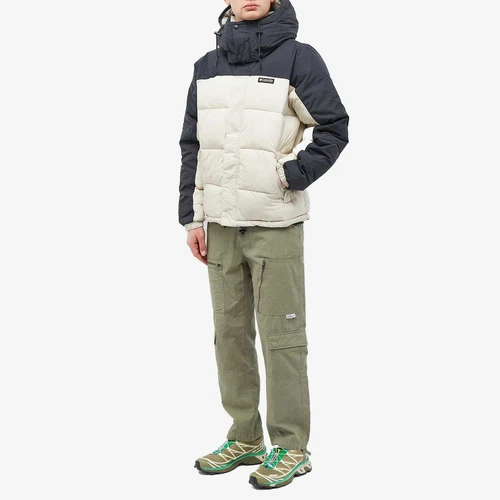 New Men's Columbia Snowqualmie Cream Puffer Jacket Size Medium image 3