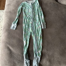 Little Sleepies Shark Soir e Zippy, a one-piece pajama sleeper size 3T