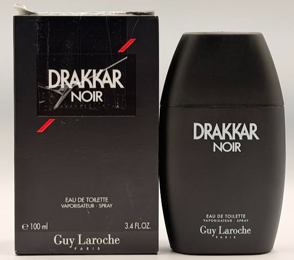 DRAKKAR NOIR BY GUY LAROCHE 3.4 OZ / 100 ML EDT SPRAY FOR MEN