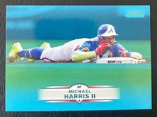 2025 Topps Stadium Club Michael Harris II #81 Light Blue Foil Braves