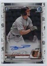2020 Bowman Chrome Prospect Auto Zach Watson #CPA-ZW Auto 0ko