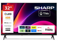 Image of Sharp TV 32 Inch 1T-C32HE3245KB QLED HD Ready Smart TV with Freely Black