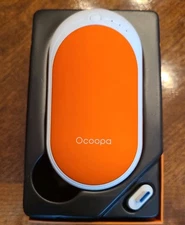 New Ocoopa Rechargeable Hand Warmer HotPal Halo Series ZLS‑1185 orange, charger 