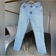 VINTAGE CALVIN KLEIN JEANS 10 90s 100 Cotton Double Stonewash Union Made in USA