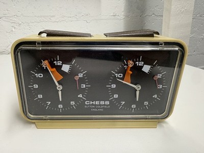 Sutton Coldfield Schachuhr mechanisch Vintage Analog Boxed selten voll funktionsfähig