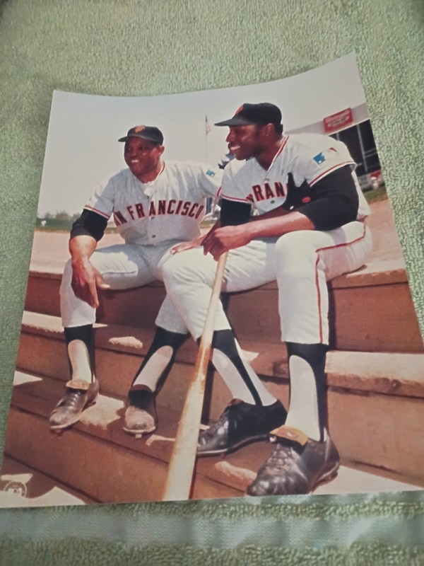 Photo Of Giants Willie Mays And Willie McCovey 8x10 