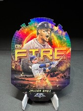 2022 Topps Fire Baseball  On Fire #EF-22 JAVIER BAEZ MLB Detroit Tigers