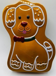 Vibrant Life Holiday Dog Treat Tin, Empty, Tin Only