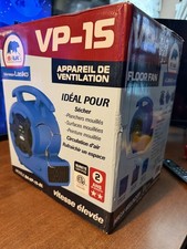 B-Air 1/8 HP Air Mover Carpet Dryer Floor Blower Fan for Home Use in Blue