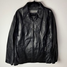 VTG Jordan Two3 Leather Jacket - Mens Large