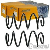 2X Spidan Fahrwerksfedern Vorne Passend FÜR Vw Passat Tiguan Touran Links+Rechts